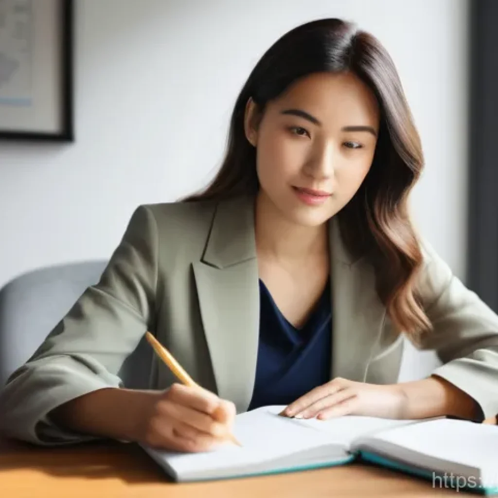 웰빙코디네이터 인터뷰 준비 - **Image Prompt 1: Reflective Self-Analysis for a Well-being Interview**
    A bright and serene imag...